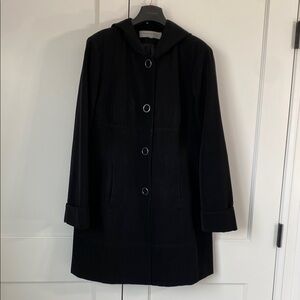 Anne Klein  Hooded Women's water resistant L short coat